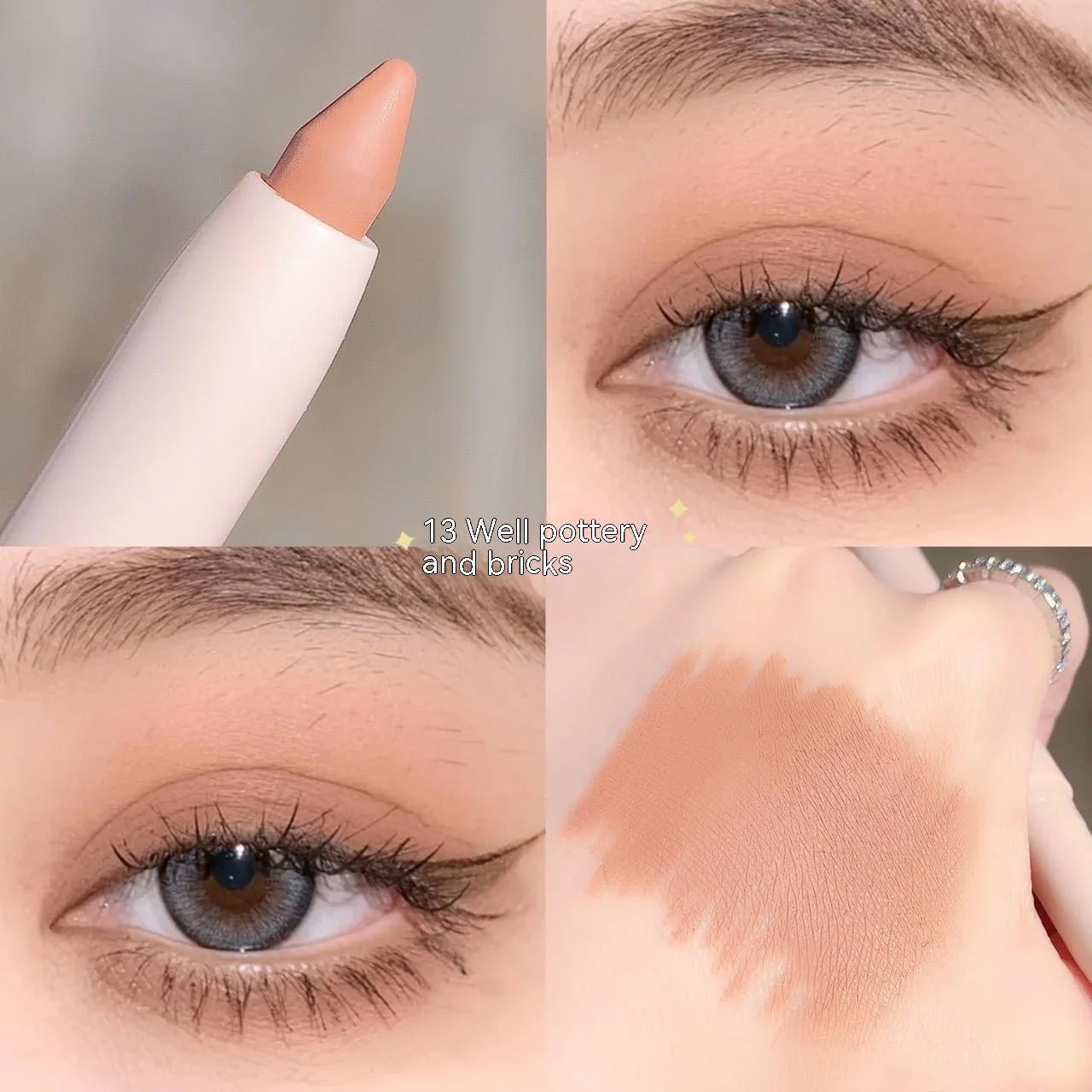 Crouching Silkworm Eyeliner Pen in 15 shades for brightening eye makeup