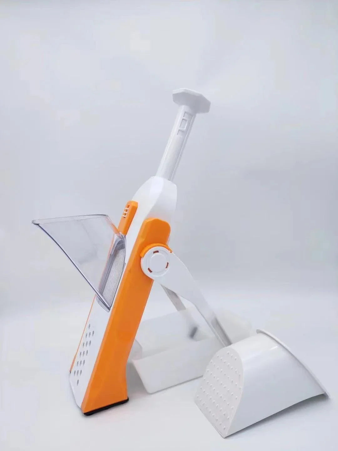 Premium Multifunctional Vegetable Slicer and Chopper with Stainless Steel Blades and Durable ABS Construction