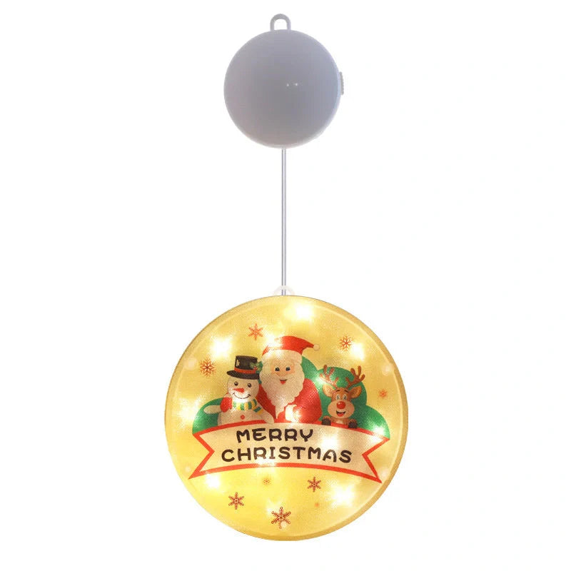 Window Decoration LED String Lights with warm white glow for Christmas