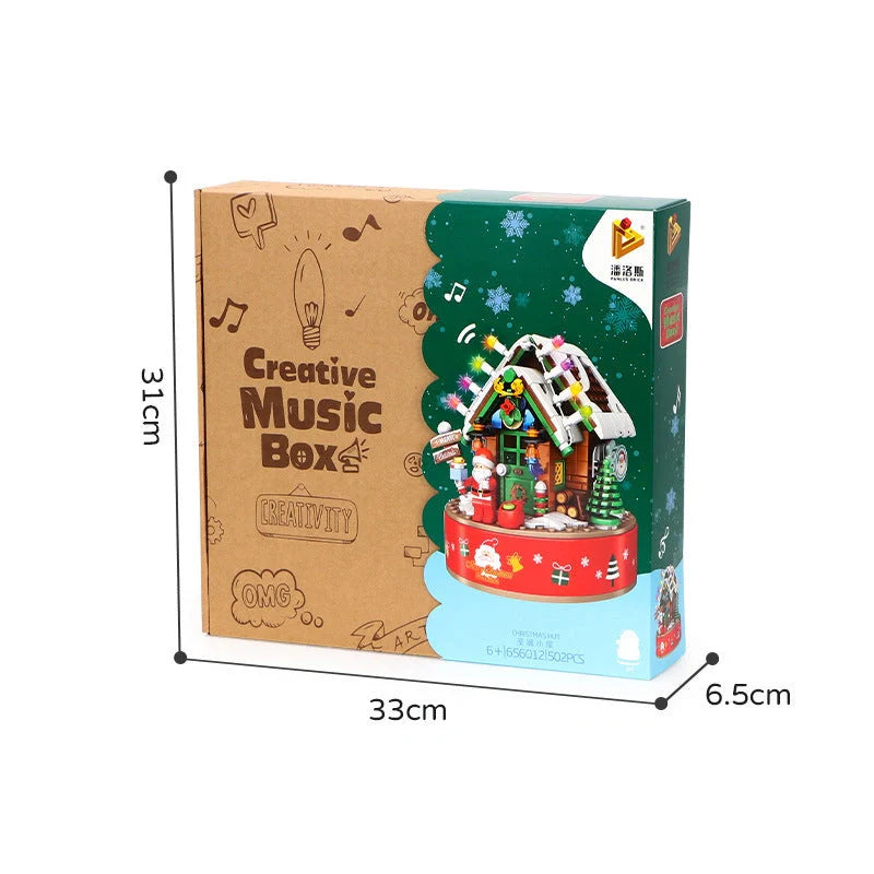 DIY LED Music Box Christmas Tree Ornaments for creative holiday decorating