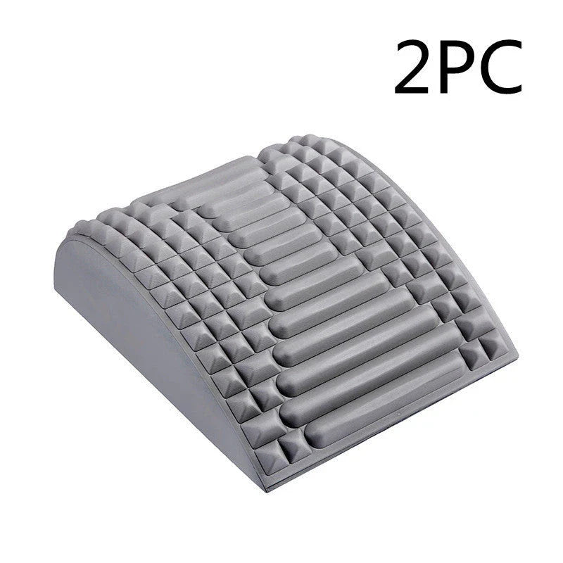 Premium lumbar spine massager for back, neck, and sciatica pain relief made with high-quality EVA foam