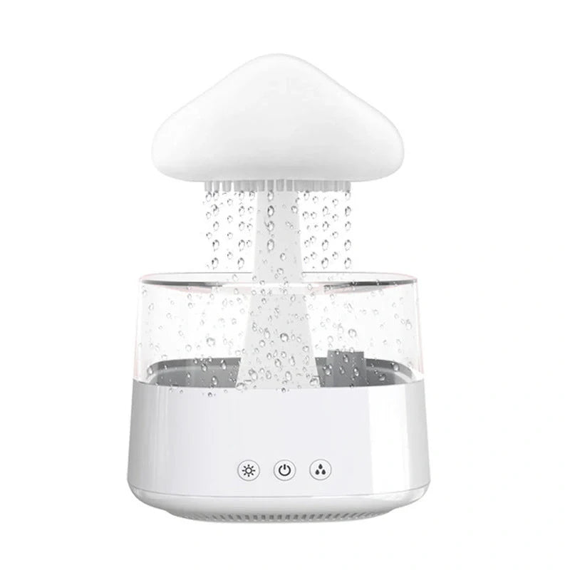 2-in-1 Desk Humidifier with raining cloud design and aromatherapy function