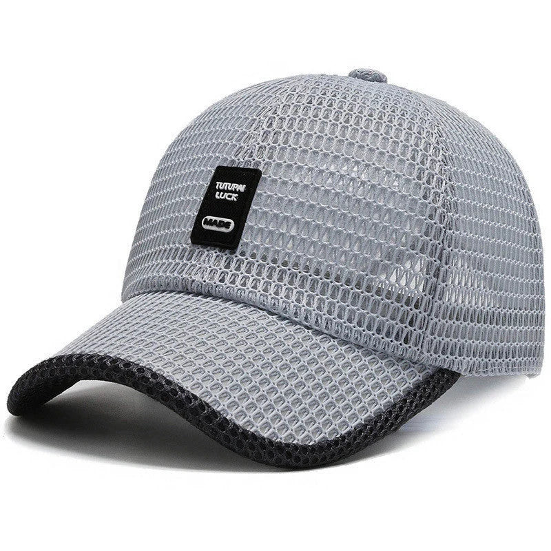 Big Eaves Summer Men's Outdoor Sunshade Baseball Cap in black, blue, gray, and dark gray