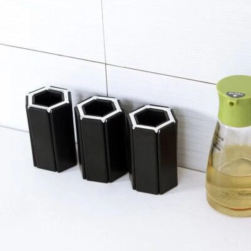 Durable heat-resistant folding pan mat made of high-quality ABS material for kitchen use