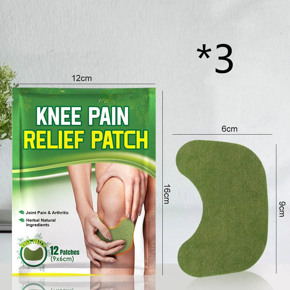 Argy Wormwood Knee Plaster pack with self-heating analgesic for joint care