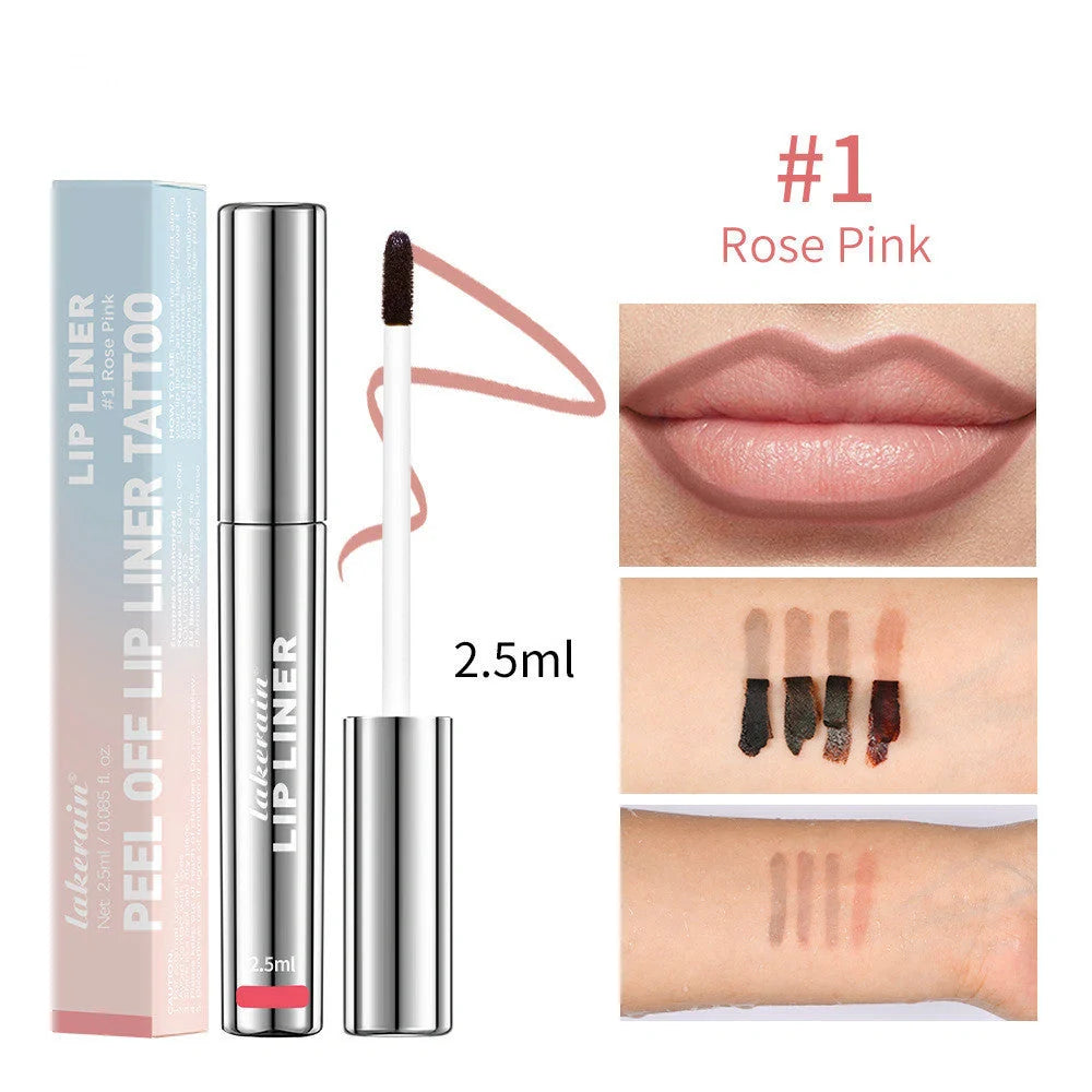 Premium Matte Lip Liner in various shades, including rose pink, neutral mauve, brow, and cool cocoa