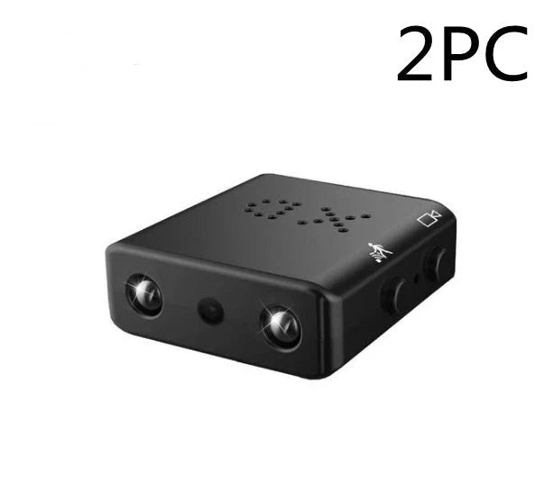 Compact 1080p full HD infrared night vision hidden micro camera for home, business, and vehicle security surveillance