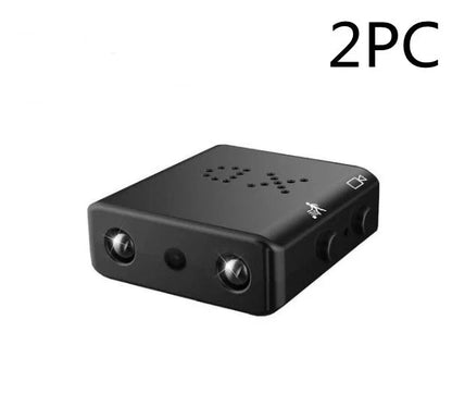 Compact 1080p full HD infrared night vision hidden micro camera for home, business, and vehicle security surveillance