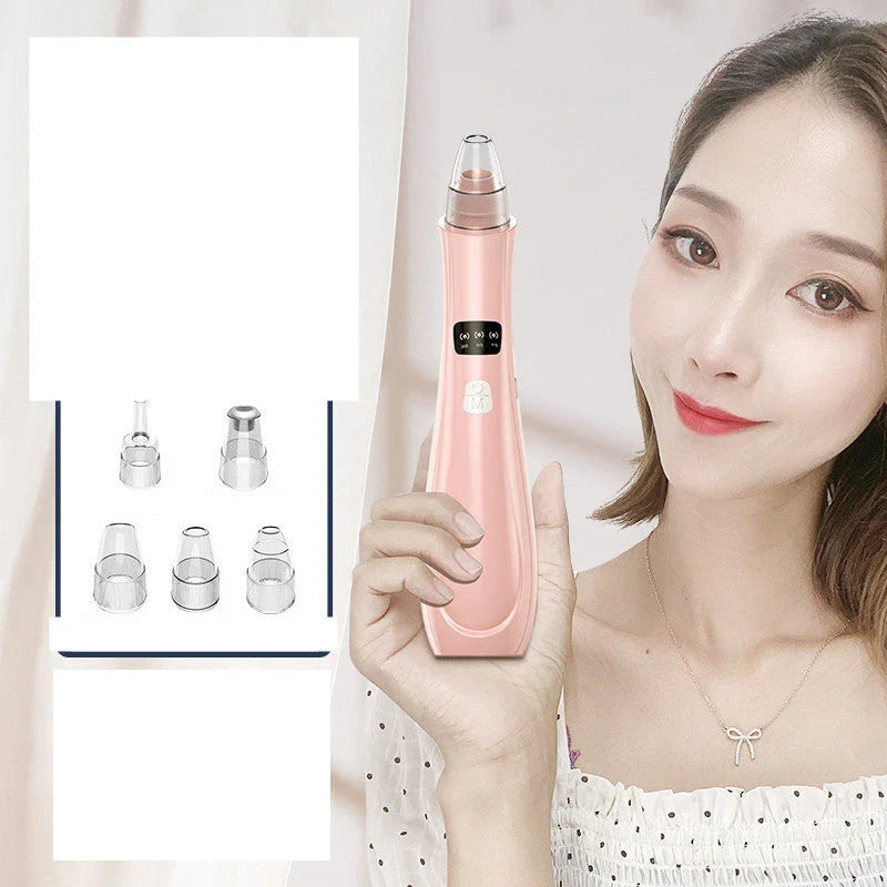 Premium Pore Suction Blackhead Remover with Adjustable Suction Settings and Interchangeable Tips for Deep Cleansing and Glowing Skin