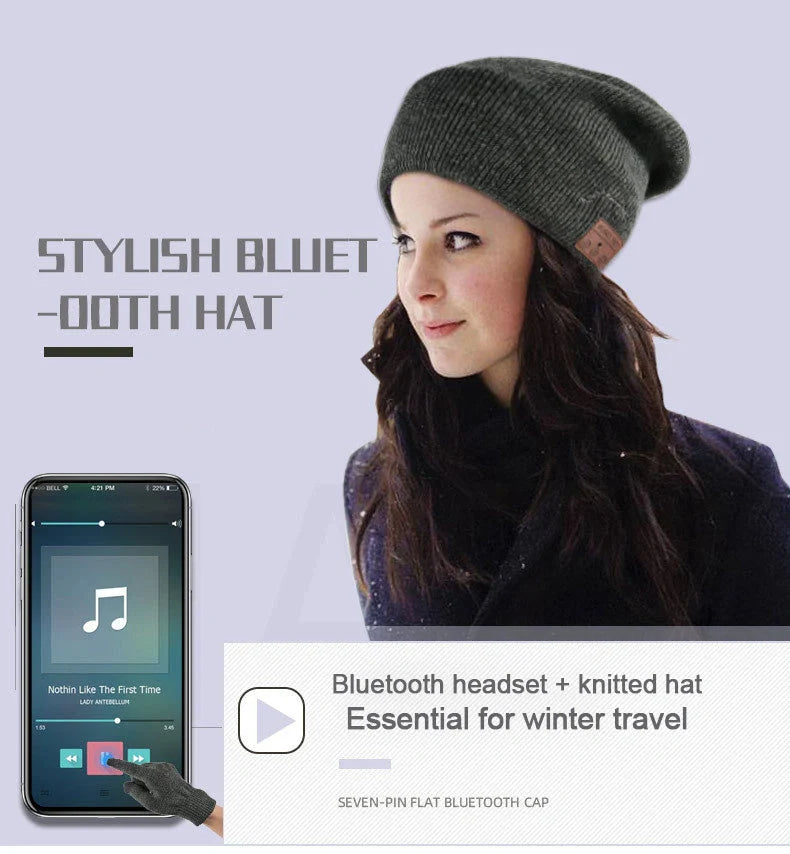 Sports Plus Velvet Thickening Wireless Music Earphone in Hemp gray with Bluetooth V5.0