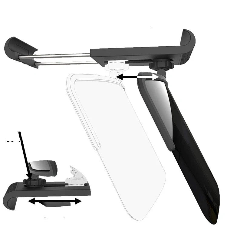 Polarized car sun visor with clear view and UV protection