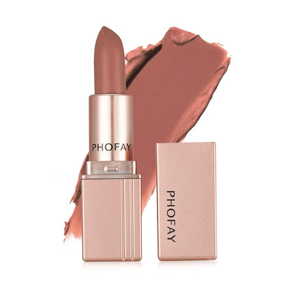 PHOFAY Matte Lipstick in various vibrant colours, long-lasting and waterproof