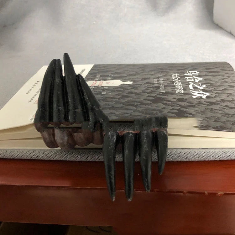 Devil's Hand 3D Resin Bookmark - Unique and Spooky Book Accessory