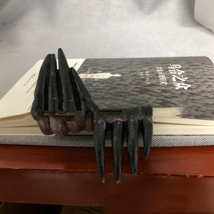 Devil's Hand 3D Resin Bookmark - Unique and Spooky Book Accessory