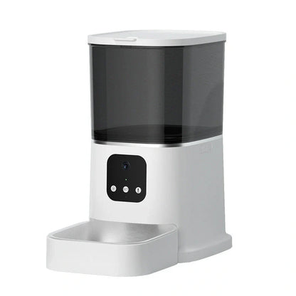 Smart WiFi Pet Feeder with voice recording and app control for cats and dogs