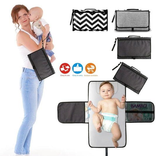 Premium foldable travel changing mat for baby, versatile and convenient with waterproof construction