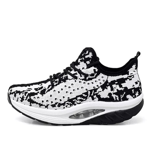 Women's woven air cushion sneakers in various colours