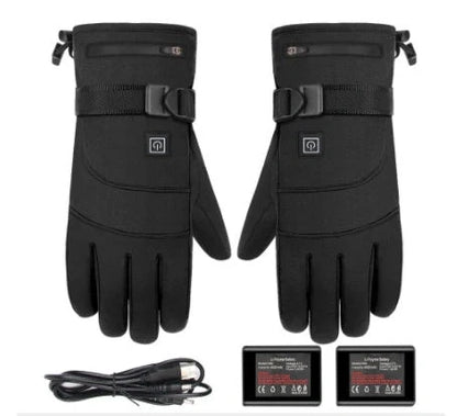 Winter Electric Heated Gloves with touch screen compatibility and rapid heating technology