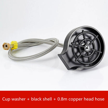 Premium countertop cup washer with high-pressure spray for efficient cleaning of cups and glassware in bars and kitchens