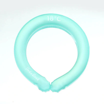 Ice Cold Neck Collar in pink, blue, and purple for summer cooling