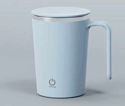 Automatic Electric Stirring Coffee Mug with Hands-Free Mixing Functionality for Warm Beverages
