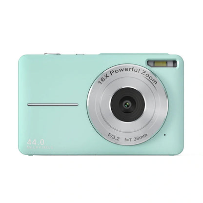 Kids' HD mini digital camera for capturing high-quality photos and videos