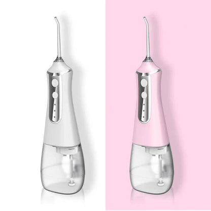 USB rechargeable oral irrigator with 3 cleaning modes and 350ml water tank