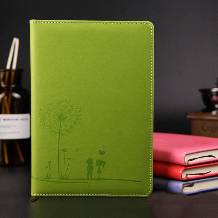 Premium customisable PU leather business notebook in various colours