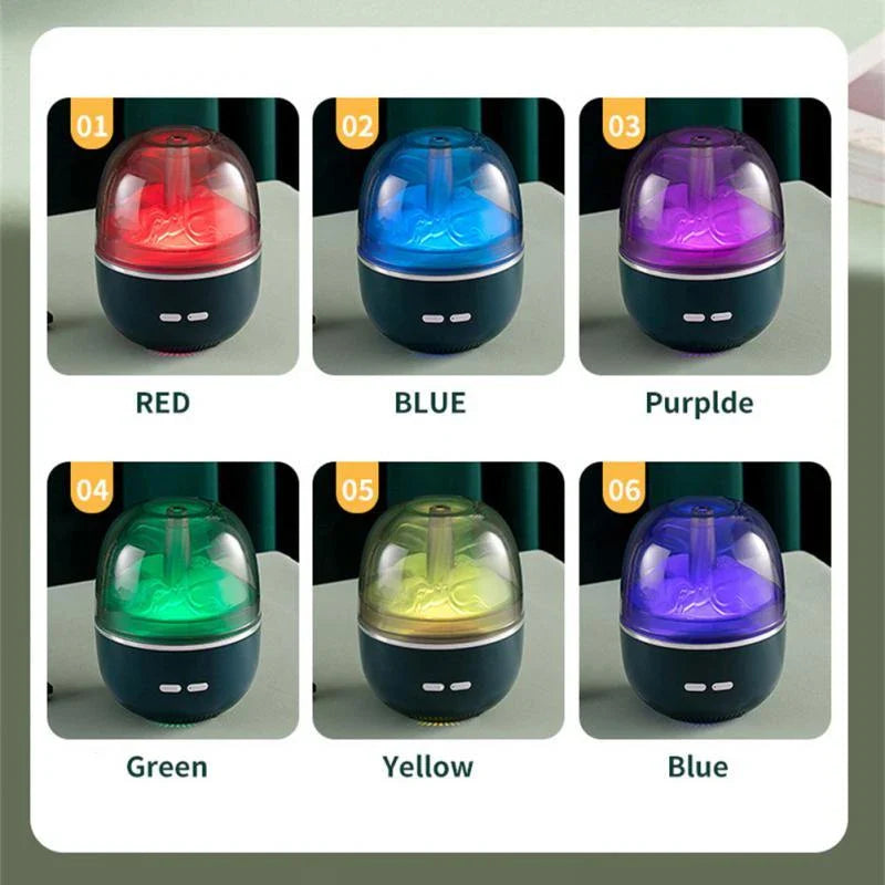 Premium Ultrasonic Air Humidifier with Colorful Lights, Essential Oil Diffuser, and Long-Lasting Operation for Home and Office