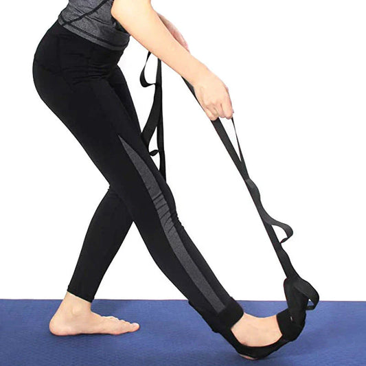 Premium Foot and Leg Stretcher for Plantar Fasciitis Relief - Versatile Stretching Tool with Unique Multi-Loop Design