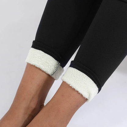 Women's Cozy Thermal Fleece Leggings in Various Colors and Sizes