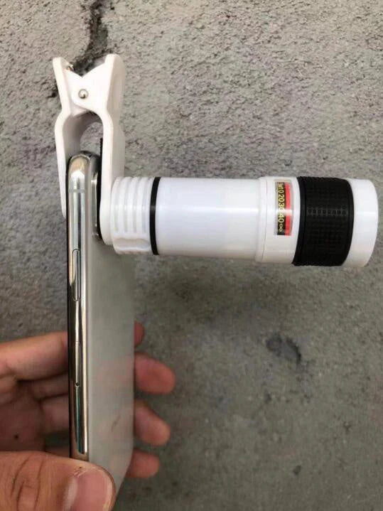 Premium smartphone telescope camera lens with 8X to 12X optical zoom for Galaxy S3 to S7 Edge smartphones