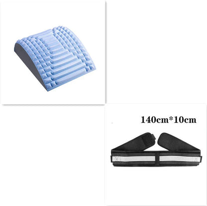 Premium lumbar spine massager for back, neck, and sciatica pain relief made with high-quality EVA foam