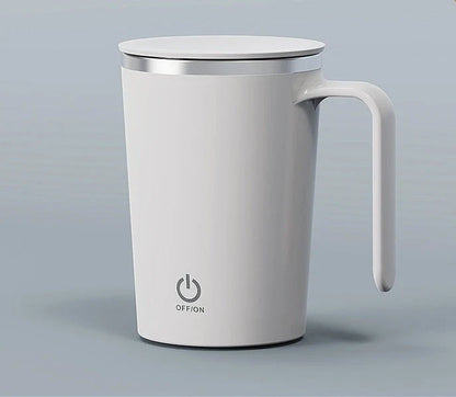 Automatic Electric Stirring Coffee Mug with Hands-Free Mixing Functionality for Warm Beverages