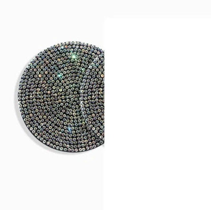 Universal anti-slip silicone cup holder insert with crystal rhinestone design for cars