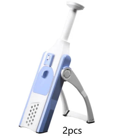 Premium Multifunctional Vegetable Slicer and Chopper with Stainless Steel Blades and Durable ABS Construction