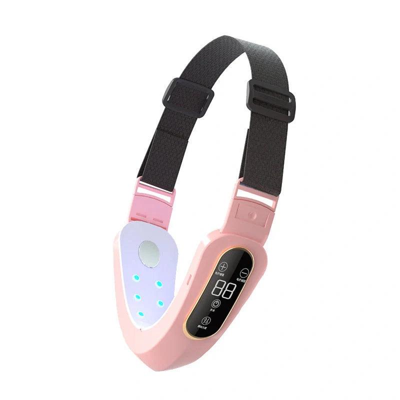 Microcurrent Face Massager with EMS and LED Photon Therapy for V Shape Slimming