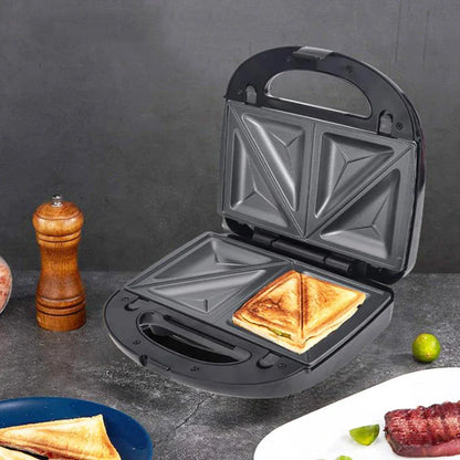 Versatile 6-in-1 Waffle Maker with EU Plug: Grill, Sandwich, and Breakfast Delight