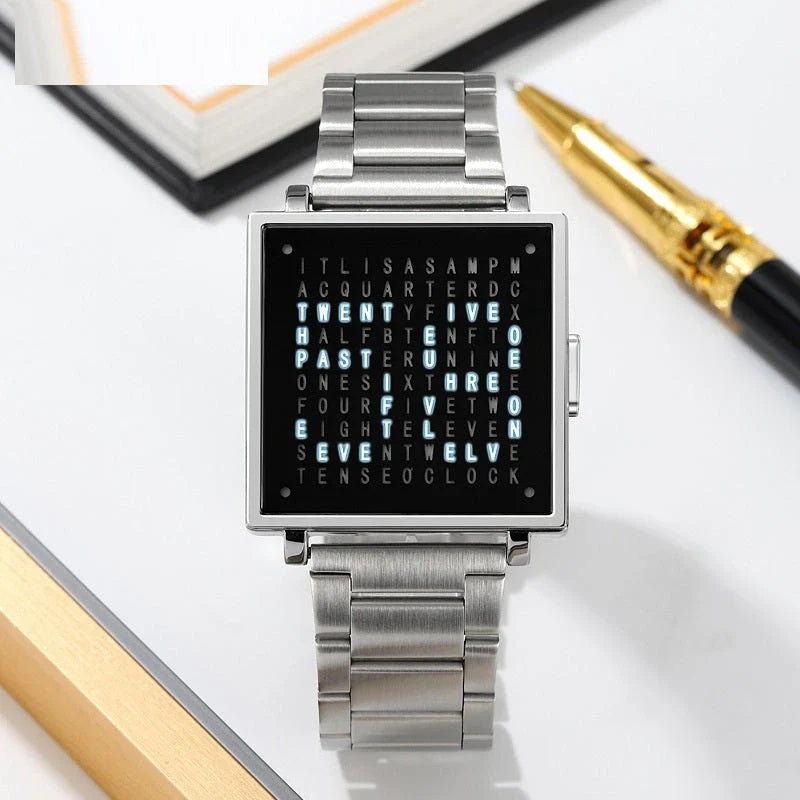 Rugged military-style wristwatch with stainless steel case and luminous hands for men and women in the UK