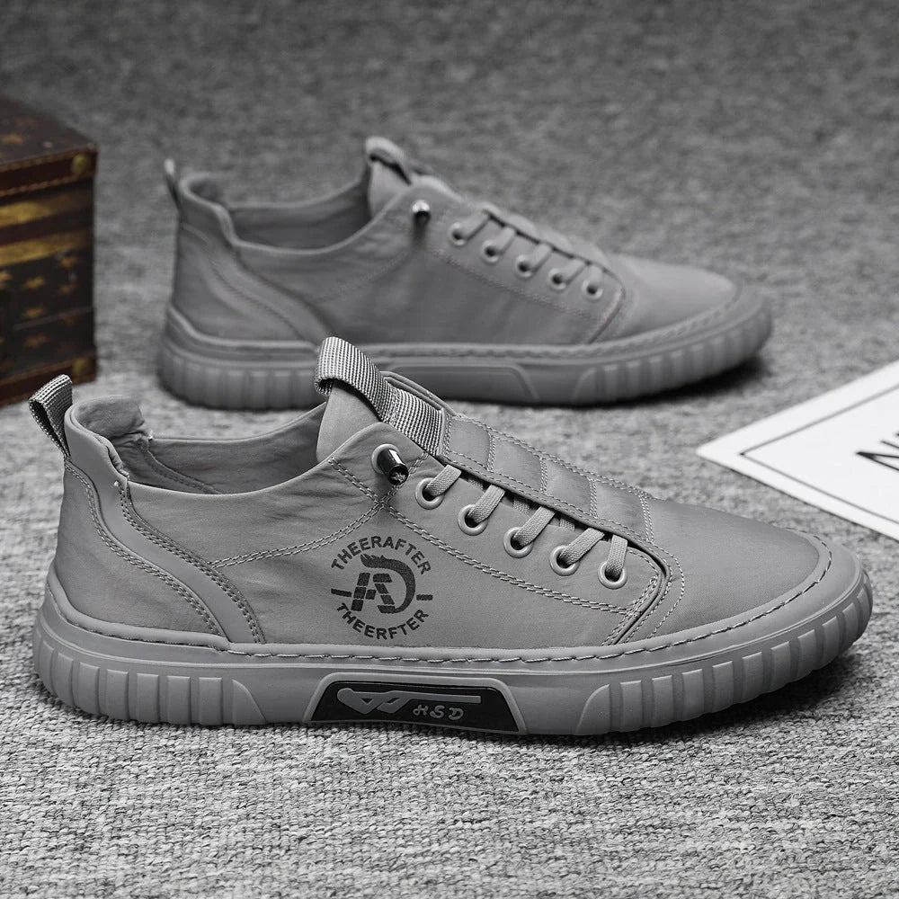 Men's breathable canvas casual shoes in various colors