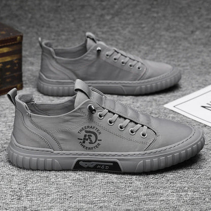 Men's breathable canvas casual shoes in various colors