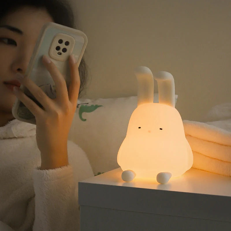 Cute Rabbit Mood Light dimmable LED night light for children