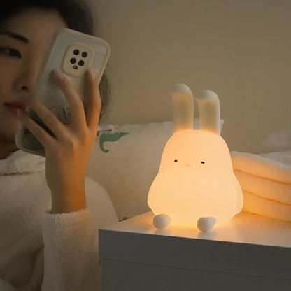 Cute Rabbit Mood Light dimmable LED night light for children