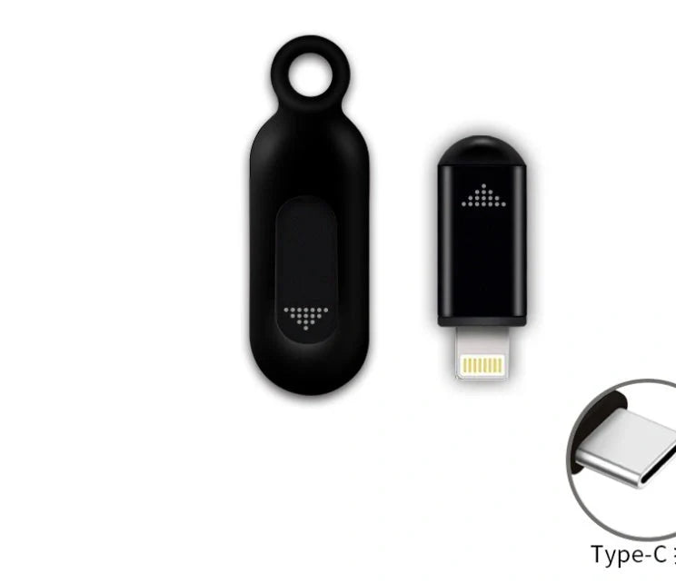 Premium aluminium infrared remote control for smartphones in black, silvery, and tarnish colours