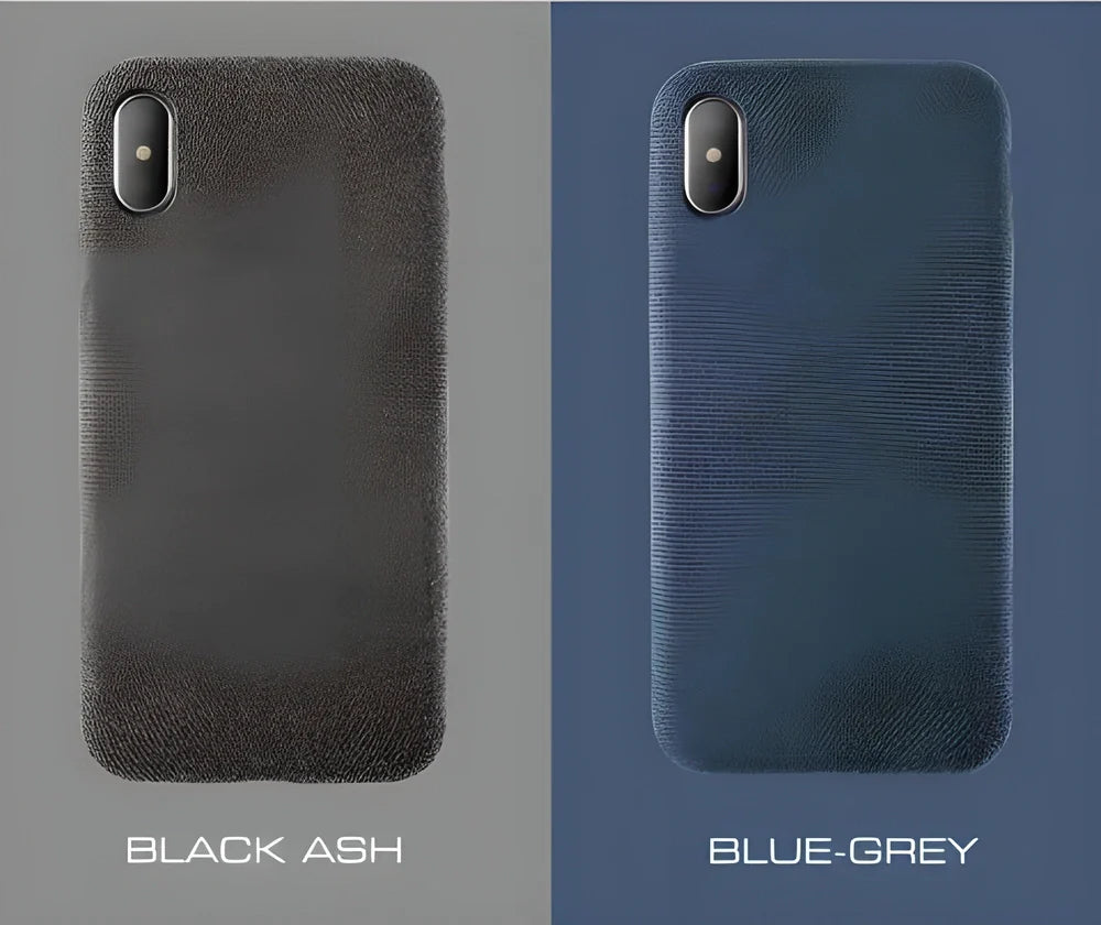 Stylish textile cloth phone case for iPhone, featuring a soft, lightweight design and precision-engineered construction for a perfect fit.