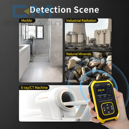 FNIRSI GC-01 Geiger Counter - a high-precision nuclear radiation detector with advanced features for accurate radiation monitoring