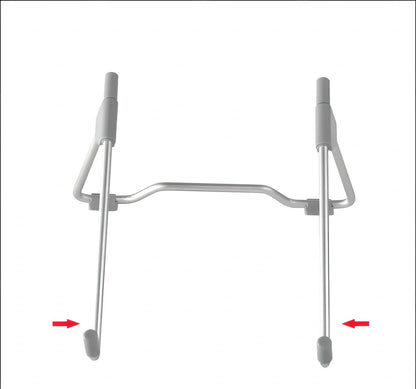 Adjustable foldable laptop and tablet stand with height and angle adjustment for improved ergonomics and cooling
