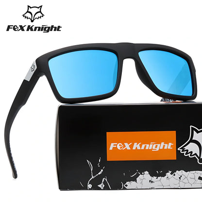 Retro mirror square sunglasses with UV400 protection and a sleek, modern design