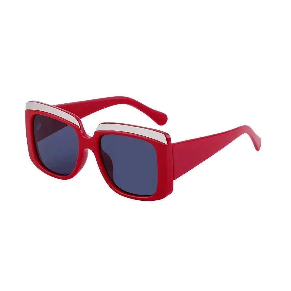 Premium oversized square sunglasses with polycarbonate frames and UV400 protective lenses