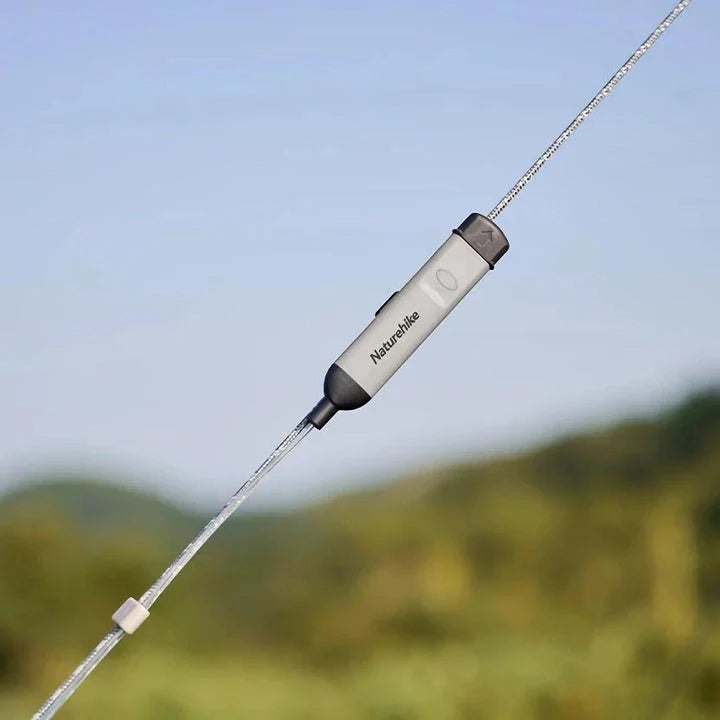 Rechargeable Waterproof Outdoor Camping Wind Rope Light with multiple colour modes and waterproof design